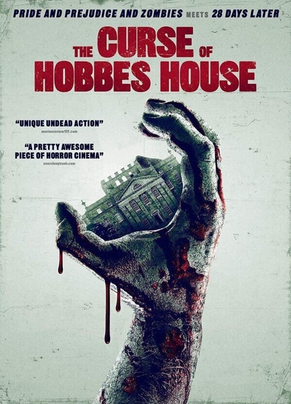 THE CURSE OF HOBBES HOUSE. Zombie horror film poster