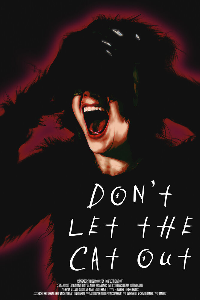Poster for ‘DON’T LET THE CAT OUT’ – FrightFest 2025 UK Premiere horror film from director Tim Cruz starring Anthony Del Negro and Cerina Vincent.