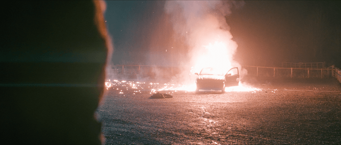 DEAD BEFORE THEY WAKE: Car exploding