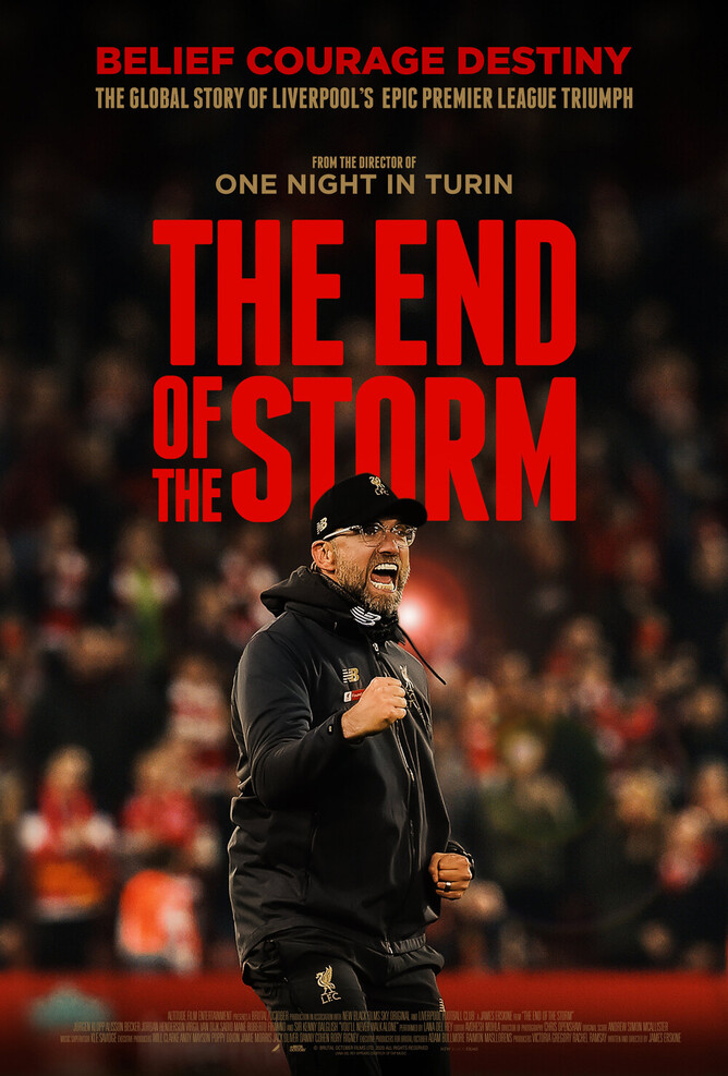 THE END OF THE STORM: The Story Of Liverpool's Premiere League Winning Season On Digital & Blu-Ray, 30th November 2020.