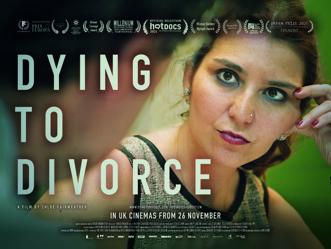 Award-winning Documentary DYING TO DIVORCE is directed by  Chloe Fairweather