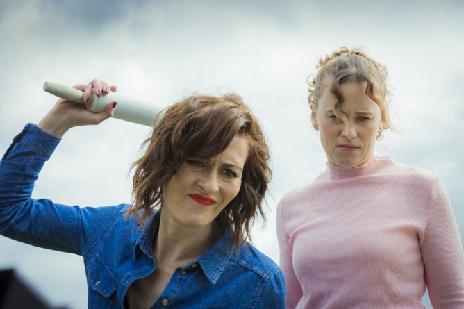 A Serial Killer's Guide to Life film review.  Katie Brayben & Poppy Rowe