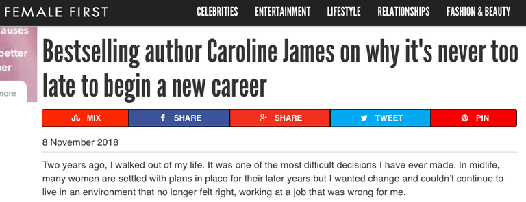 Caroline writes for Female First