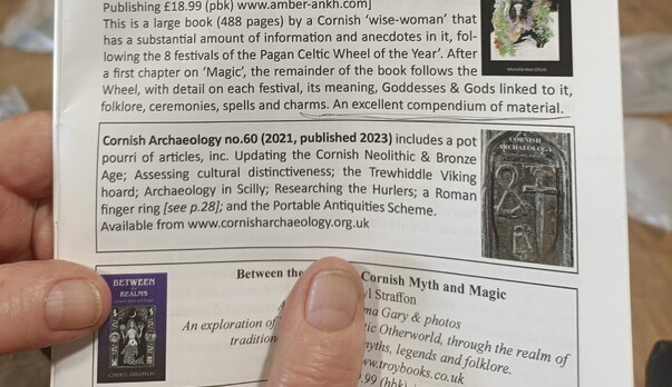 Review of &#039;Wysecraft&#039; by Cheryl Staffron in the &#039;Meyn Mamvro&#039;