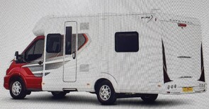 Drop down step for easy access, and a 4x way bike rack