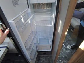 Large 3 way fridge, runs on gas or electric