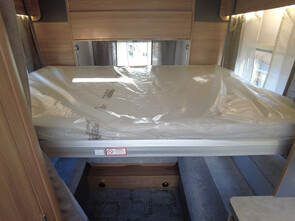 Front drop down electric down bed  6'1 x 4'5''