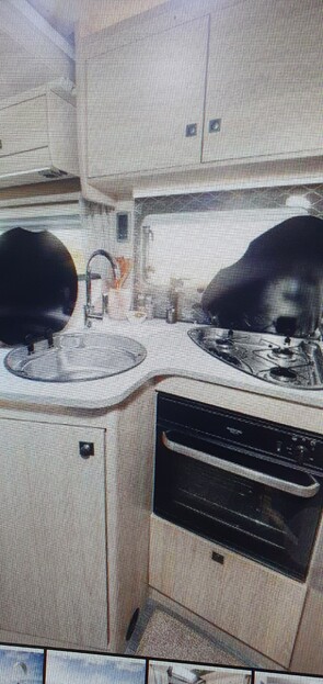 Large galley with storage for your food