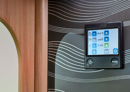 wet heating, the same as you have at home