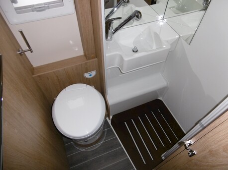 separate toilet and separate shower room