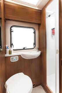 separate toilet and shower room