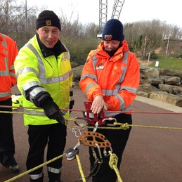 Rescue from Vehicle in Water Course