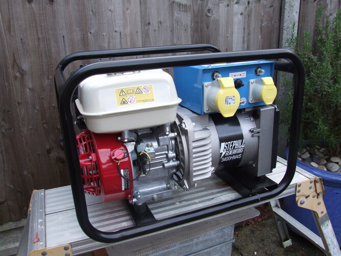 Picture shows my generator when new in 2015.