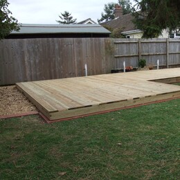 The finished deck.