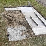 Further slabs have now been laid.