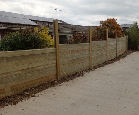 More T&G boards are added to increase the height.