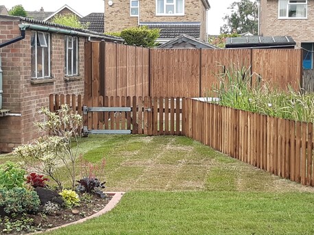Garden Landscaping. - Fencing, Paving and Turfing.Pond ProjectImage 2