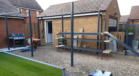 Durapost used for a pergola build