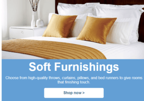 Make your guests feel at home with stylish soft furnishings