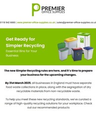 Get Ready for Simpler Recycling &ndash; Essential Bins for Your Business