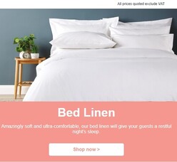 Ultra-soft bed linen your guests will love