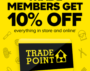 TRADEPOINT - Offer available until 6th August.