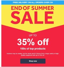 Nisbets - End of Summer Sale NOW ON!