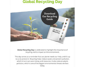 Global recycling day is here!