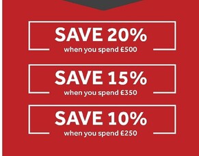 Spend &amp; Save starts NOW! Up to 20% off sitewide