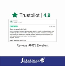 Safelincs have just reached 4.9 stars on Trustpilot!