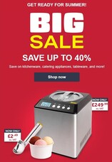 The Big Sale continues! Don&#039;t miss up to 40% off