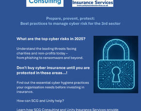 FREE WEBINAR - Prepare, Prevent, Protect: Best Practices to Manage Cyber Risk for the 3rd Sector