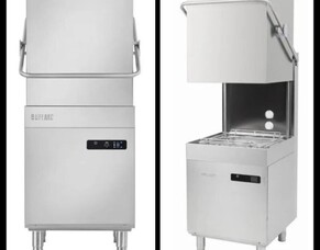 Save time and energy when washing large volumes of crockery, cookware, utensils and cutlery with the Buffalo digital pass-through dishwasher.