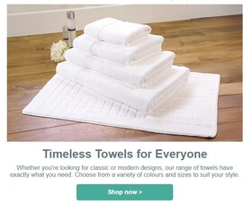 Wrap your guests in comfort with our luxurious towels