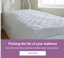 Doze off in luxury with our mattress protectors and toppers!