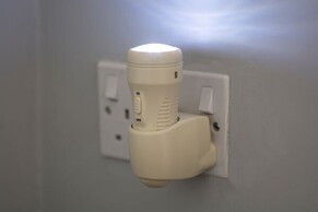 Safely light the way with this 3-in-1 emergency torch and night light.