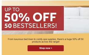 Fifty Fifty - Half Price on 50 Products!
