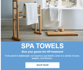 Wrap guests in comfort: Explore our collection of spa towels