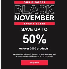 These deals are unmissable! Up to 50% off over 2000 products