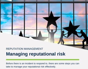 📣 Reputational risk #5 - Managing reputational risk effectively