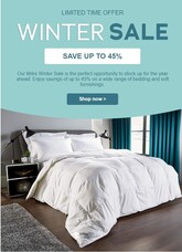 Save up to 45% in the Mitre winter sale!