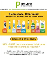 Clear Space. Clear Mind. Freshen up your workspace with these Trusted Brands.