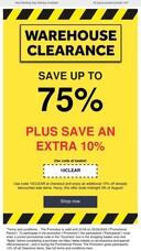 CLEARANCE: Extra 10% Off - Limited Time Only!
