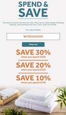Quick, these amazing Mitre savings end soon!