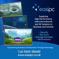 Save Energy and Cut Costs with BenQ Interactive Displays &ndash; Available from EasiPC