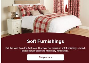 First impressions last! Style your space with our soft furnishings