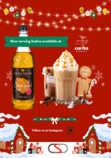 Now serving festive available at - Carita Express