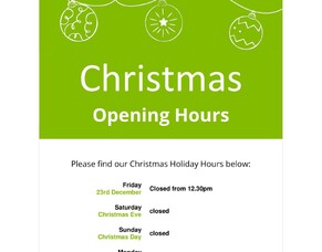 Christmas Opening Hours - Premier Office Supplies TV