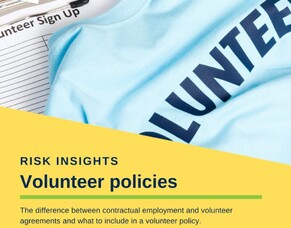 Risk Insights - Volunteers and Duty of care 2