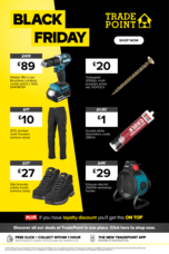 Tradepoint Black Friday Offers
